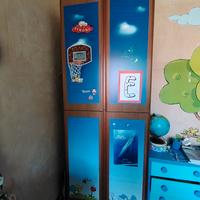 armadio 4 ante (2 parti sovrapposte) 