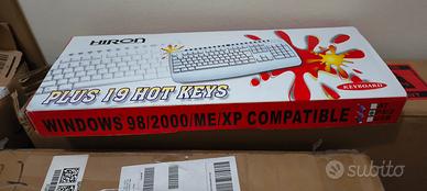 Hiron tastiera PS/2 vintage per Windows 98/2000/XP