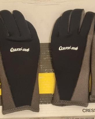 n. 02 paia Guanti Cressi Sub Neoprene - subacquea
