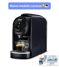 Nuova macchina Lavazza blue in black mini