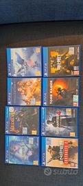 set di 8 giochi  ps4 