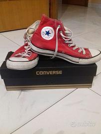 Scarpe nuove uomo Converse rosse classiche n 42.5 Abbigliamento e Accessori In vendita a Bari