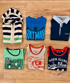 Lotto magliette Bambino Taglia 6 Anni