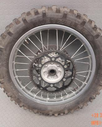 RUOTA CRFE CRF CR ENDURO 18 X2.15 CERCHIO HONDA po