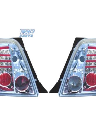 FANALI FIAT 500 07- LED FONDO CROMATO
