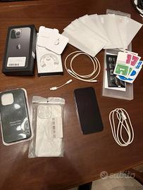 Iphone 13 pro 128gb grafite + accessori