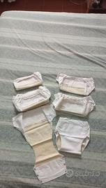 SET ECOBIO PANNOLINI E MUTANDINE LAVABILI PER BEBE