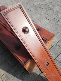 Cassetti in noce massello '800