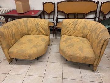 Coppia di poltrone componibili vintage