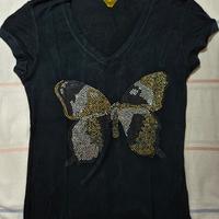 T-shirt nera Armani