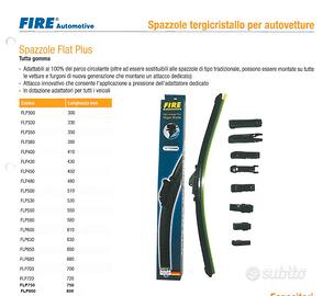 Spazzole tergicristallo per autovettura