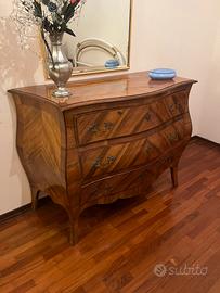 Set camera classico cassettone + 2 comodini