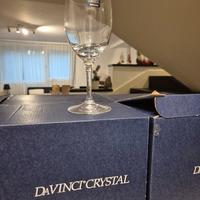 Set 36 Calici vino Da Vinci Crystal nuovi