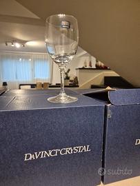 Set 36 Calici vino Da Vinci Crystal nuovi