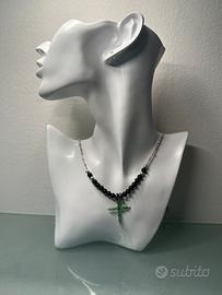 Collana con Croce Verde