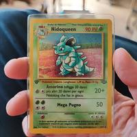 carta Pokémon nidoqueen olografica prima edizione