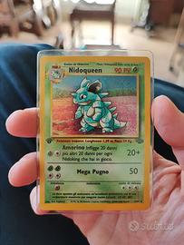 carta Pokémon nidoqueen olografica prima edizione