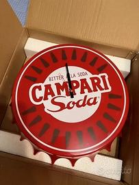Orologio Pubblicitario Campari Soda Milano 