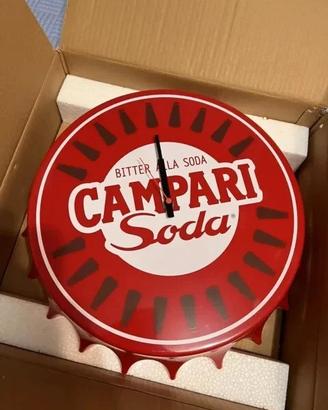 Orologio Pubblicitario Campari Soda Milano 