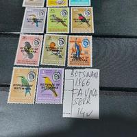 francob(nu213/217)BOTSWANADEFINITIVE 1966/19olli