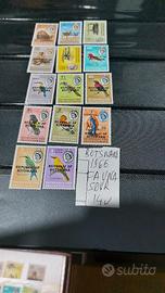 francob(nu213/217)BOTSWANADEFINITIVE 1966/19olli