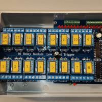 Telecontrollo GSM/4G LTE 16 relè output+16 input