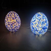 2 Lampade vetro con piombo