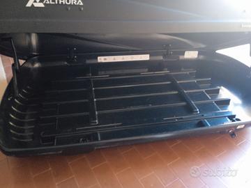 baule e staffe in alluminio 