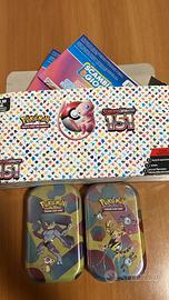 Scatola 2 Mini Tin 151 - Pokémon