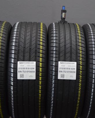 4 Pneumatici 215/50 R18 Bridgestone Turanza 6 Enli