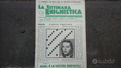 Settimana enigmistica 1941