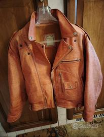Giacca in Pelle Vintage Biker “Blouson Noir”