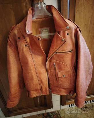 Giacca in Pelle Vintage Biker “Blouson Noir”