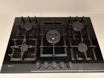 Piano cottura NEFF a Gas in vetro temperato 6