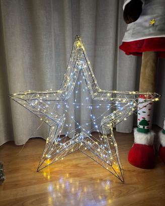Stella di Natale 3D con 200 leds