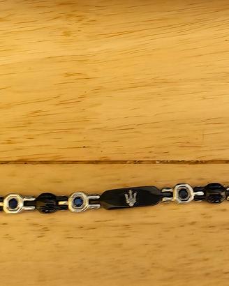Bracciale Maserati, come nuovo, Acciaio, argento.