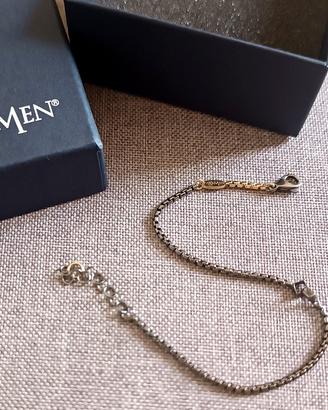 Bracciale AMEN argento 925 bicolore