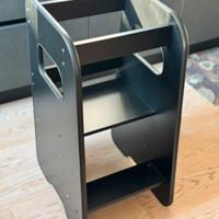 Torre Montessori nera in legno bambini