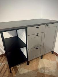 Mobile modulare IKEA ENHET, Piano EKBACKEN grigio