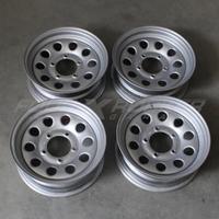 Kit N°4 cerchi in ferro 5,5×15 Suzuki Jimny