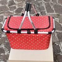 Cestino da picnic pieghevole in tessuto