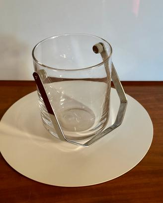 Secchiello portaghiaccio vintage - manico  cromato