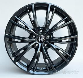 4 cerchi lega alfa romeo stelvio r18 lt3831