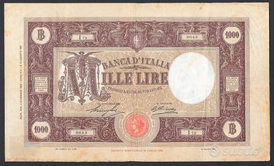 Banconota lire 1000 del 1929