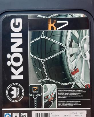 catene neve Konig K7 090  7 mm