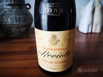 Vino Valpolicella Recioto anno '59 vintage