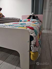Lettino allungabile Ikea + materasso