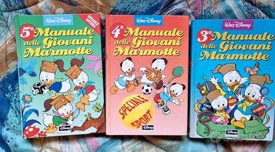 Lotto 3 Manuali Giovani Marmotte Disney Anni 90