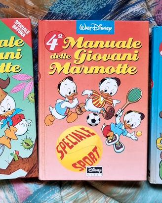 Lotto 3 Manuali Giovani Marmotte Disney Anni 90