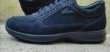 Scarpe scamosciate blu 41 IGI